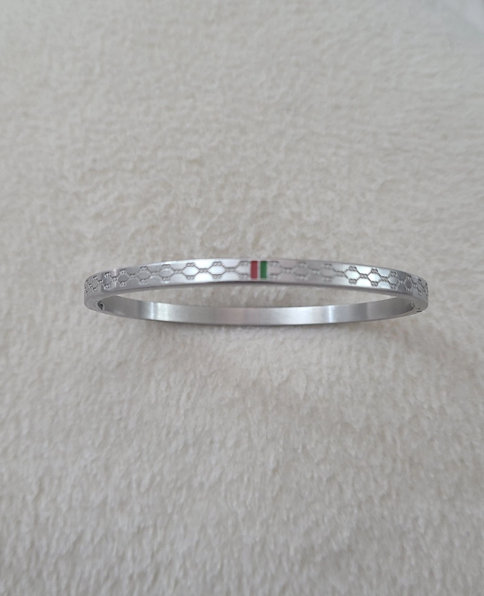 Silver-Tone Bangle – photo 2